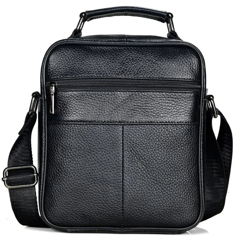 Sac à main pour homme au véritable sac à dos – Sac messager en cuir haut de gamme avec sac à bandoulière pour iPad et Alltag