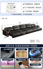 Luxuriöses schwarzes Echtleder Sofa mit Relax- & Schlaffunktion – Modernes Designer Ecksofa & Daybed für stilvolle Wohnzimmer