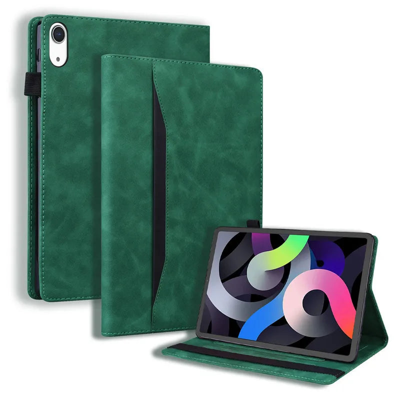 Luxury PU Leder Wallet Case für iPad 11 (11. Generation 2025 / A16) & iPad 10. Generation – Flip Cover mit Kartenfach & Standfunktion