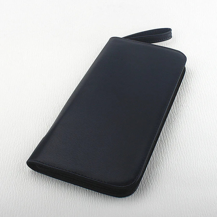 PU Leder Stifteetui für 10–48 Stifte – Wasserfeste Pen Pouch für Füllfederhalter & Rollerball Pens