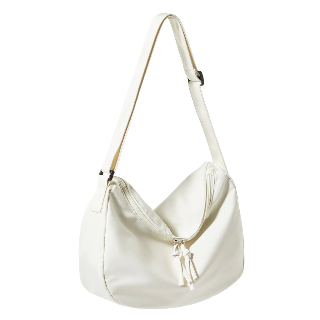 Fewchor Bolso bandolera unisex de nailon – Bolso bandolera de agua para la escuela, la ciudad y la universidad