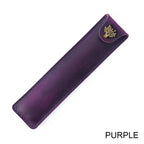 Étui à crayons en cuir véritable au dos – Étui à stylos Schlankes pour un étui à crayons | Étui à stylos en cuir élégant pour voyages, carnets de notes et journaux 