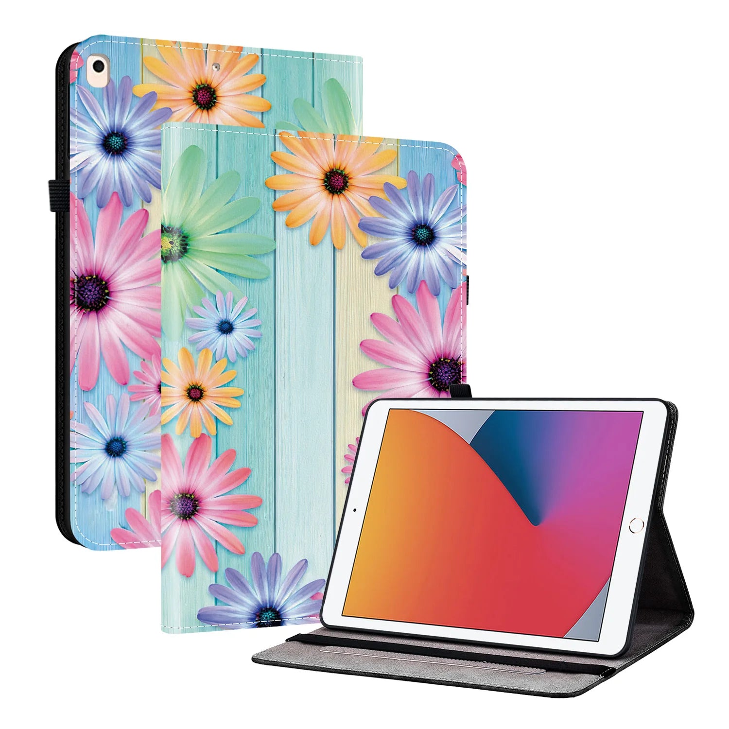 Premium Lederhülle für iPad Air 11 & 13 (2025), iPad Pro 11 & 13 (2024/2025), iPad 10.9 (2022), iPad 5.–8. Generation & iPad mini – Stoßfeste Schutzhülle aus PU-Leder