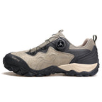 HUMTTO Herren Leder Sneaker – Luxus Outdoor Hiking Boots, Atmungsaktive Wander- und Trekking-Schuhe, Rutschfest & Wasserabweisend