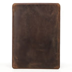 Handgefertigte Laptop-Hülle aus echtem Rindsleder – Sleeve für MacBook Air 13,6 Zoll, Notebook Organizer & Travel Case