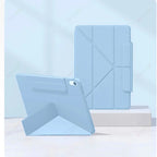 Étui en cuir PU pour iPad Air 11 &amp; 13 (2024-2025) et iPad Pro 11 / 12.9 – Housse de protection pour tablette avec support multi-angle et fonction veille/réveil 