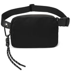 Extra Lange Gurt Fanny Pack – Leichte und Stylische Polyester Bauchtasche mit Handyfach, Umhänge- & Gürteltasche