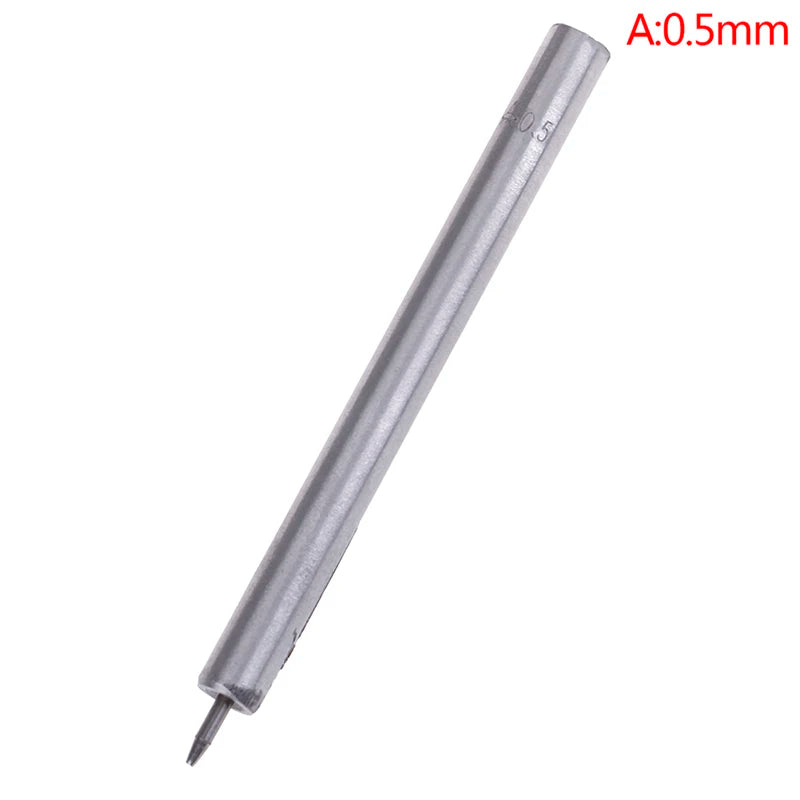 DIY Leder Lochstanzer – Präziser Rundloch-Hohlstanzer aus Stahl für Gürtel &amp; Lederhandwerk (0,5–2,5 mm) 