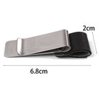 Edelstahl Leder Stiftclip – Porte-stylo pratique et support pour journaux, bureaux et écoles (1–6 pièces) 