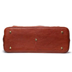 FANCODI Luxus Leder Reisetasche für Herren – Große Weekender Duffle aus vollnarbigem Rindsleder, Vintage Carry-on & Gym Bag XY-006