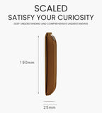 Support en cuir PU avec étui de transport – Support élégant avec bandes élastiques pour bureau, planificateur et carnet de notes 