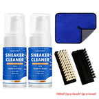 100 ml Weißer Schuhreiniger Schaum – Trockenreinigung sans Auswaschen für Leder, Wildleder, Lammfell &amp; Sneaker
