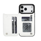 iPhone 17 / 17 Air / 17 Pro / 17 Pro Max Wallet Lederhülle – Flip Case mit Kartenfächern, Standfunktion & Doppel-Magnetverschluss