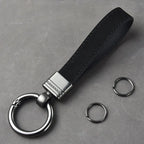 Luxuriöser Schlüsselanhänger aus echtem Leder – Hochwertiger Leder Keychain für Auto & Alltag, edles Business-Geschenk für Damen & Herren