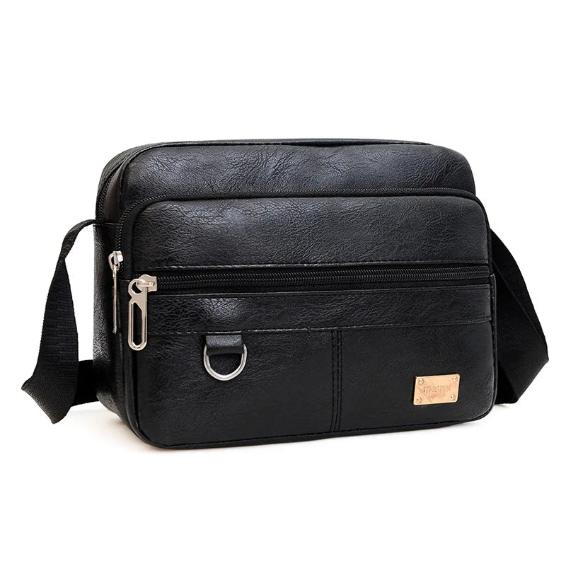Herren Leder Sling Bag – Multifunktionale Umhängetasche & Crossbody Bag mit großer Kapazität