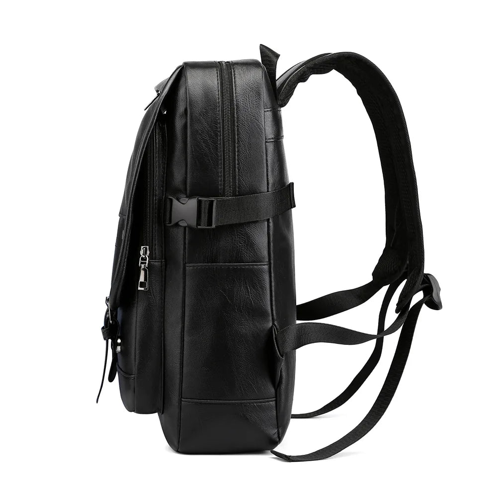 TILORRAINE Mochila de cuero PU vintage – Mochila de negocios y cómoda para hombres y mujeres en diseño clásico 