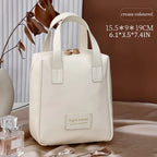 PU Kosmetiktasche mit Griff – Wasserdichte Make-up &amp; Kulturbeutel, multifuncional, leicht &amp; kompakt