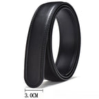 Hochwertiger PU-Leder Gürtel ohne Schnalle – HALOCOWCOW Unisex