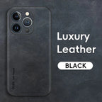 Luxuriöse iPhone Lederhülle aus Schafsleder – Matte Premium Handyhülle mit Rundumschutz pour iPhone 16, 15, 14, 13, 12, 11 Pro Max, Plus, X, XS &amp; XR