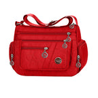 Damen &amp; Herren Nylon Handtasche – Oxford Stoff Schultertasche, bolso cruzado con múltiples fundas para todas las etiquetas y viajes