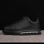 HUISONG Herren Sneakers – Designer Casual Schuhe aus Leder, Plattform-Sneaker, modisch & komfortabel für Alltag und Walking
