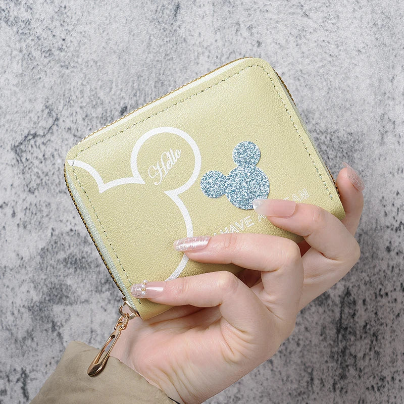 Japanische & Koreanische Cartoon Damen Geldbörse 2024 – Mini Wallet mit großem Fassungsvermögen und Zipper-Münzfach