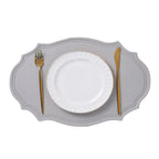 Ovale PU Leder Platzsets im Nordic Cream Design – Luxus Tischsets (1/4/6 Stück), wasserdicht, hitzeisolierend &amp; rutschfest 