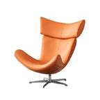 Ergonomischer Designer-Ledersessel im nordischen Stil – Moderner Relax- & Wohnzimmerstuhl mit Komfortschaum für stilvolles Wohnen