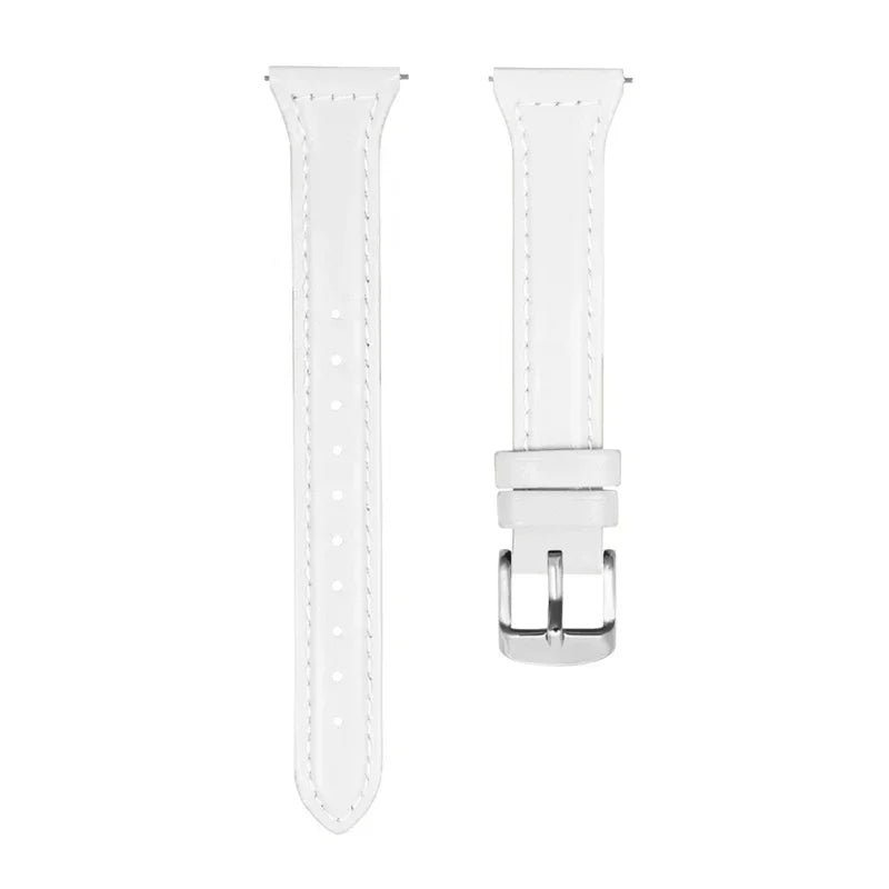 Schlankes Lederarmband 20mm & 22mm für Samsung Galaxy Watch – Elegantes Ersatzarmband für Galaxy Watch 7, FE, 6, 5, 5 Pro, 4 Classic, Active 2 & Huawei Watch GT