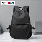 Septwolves Mochila para ordenador portátil de 16 pulgadas – Wasserdicht, mochila escolar y de negocios de cuero de PVC para hombres y mujeres 