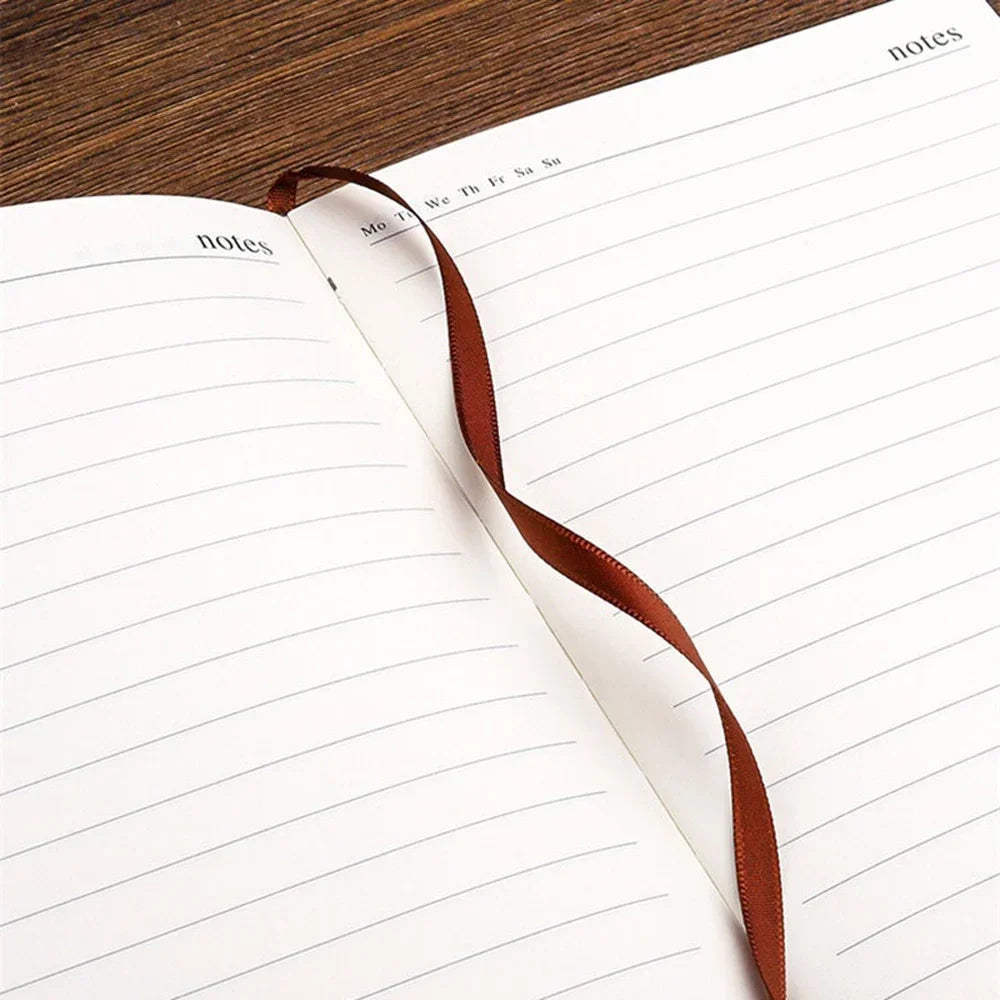 Luxuriöses A5 Leder-Notizbuch – Personalisierbar, 200 Seiten, Ideal für Business & Meetings