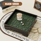 Luxury Ablageschale in Lederoptik – Elegante Aufbewahrungsbox für Schlüssel, Schmuck, Münzen & Aromatherapie-Dekor