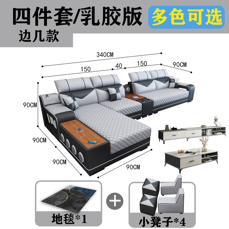 Nordisches Designer Sofa für Wohnzimmer & Balkon – Modernes Relax-Sofa im minimalistischen Stil, komfortable Couch für Zuhause & Hotel