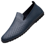 Herren Loafer aus echtem Leder – Atmungsaktive Slip-On Mokassins im italienischen Stil, Sommer Schuhe bis Übergröße 50/51