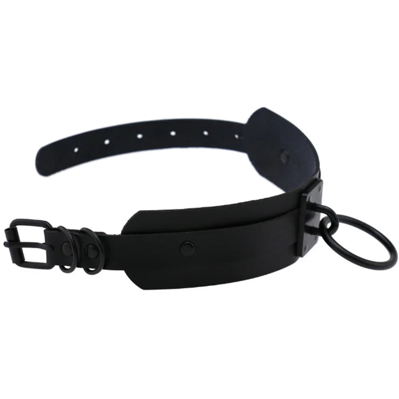 Punk Gothic Choker mit Nieten & Stern – PU-Leder Halsband mit Herz, Kreuz & Spikes im Harajuku Y2K Style für Damen