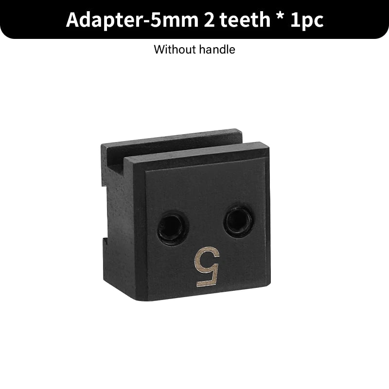 WUTA Modulares Adapter- &amp; Schlagkopf-System para Lederwerkzeuge – Austauschbare Loch- &amp; Stichaufsätze aus Edelstahl 