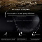 Herren Vintage Lederjacke in Braun mit Kunstfellkragen – Warme Winterjacke aus hochwertigem Kunstleder, winddichter Klassiker für Herbst & Winter