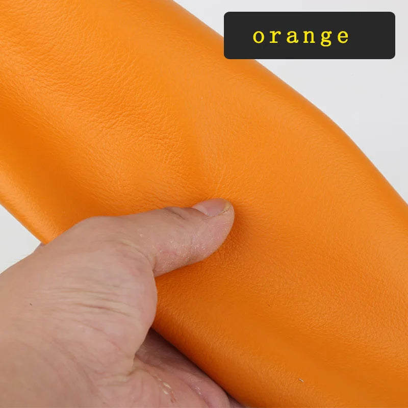 Farbiges Top-Layer Rindsleder 1,2 mm – Weiches Echtleder mit Tropfenprägung für Möbel, Taschen & DIY Lederarbeiten