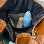 Wasserdichte PU-Leder Gym Bag für Damen & Herren – Fitness- und Reise-Rucksack mit Trocken-/Nass-Fach