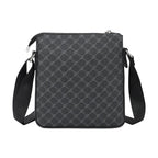 Unisex Ein-Schulter Crossbody Bag – PU-Leder Umhängetasche, Kleine Quadratische Messenger Bag für Herren, Casual & Business