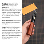 WUTA Leder Nähahle Speedy Stitcher Set – Profi Handnäh-Werkzeug für Leder, Canvas & Reparaturen