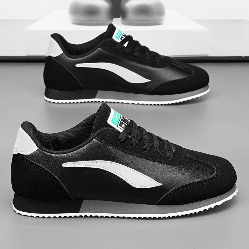 WONST Herren Sneakers – Klassische Blaue Lederschuhe, Sportlich & Modisch, Laufschuhe für Training und Alltag