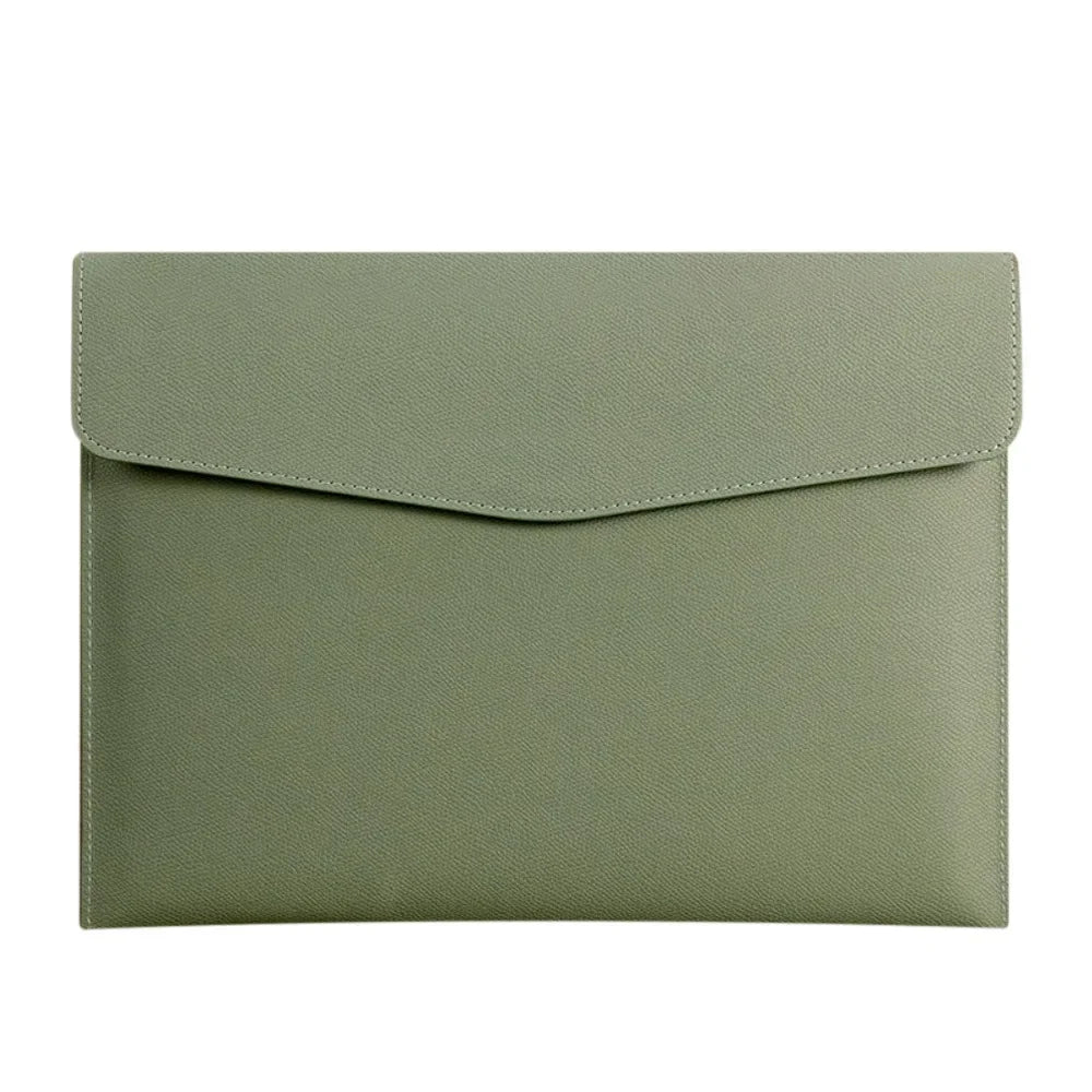 A4 Leder Dokumententasche – Elegante bolsa para archivos comerciales para almacenamiento, registro y oficina