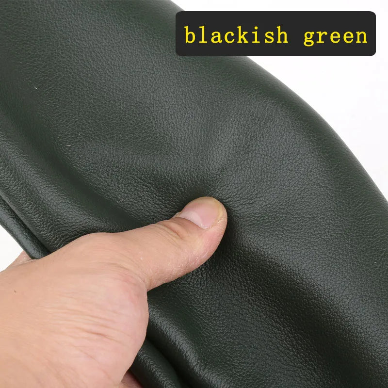 Farbiges Top-Layer Rindsleder 1,2 mm – Weiches Echtleder mit Tropfenprägung für Möbel, Taschen & DIY Lederarbeiten