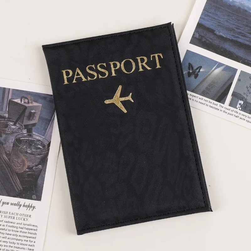 Reise Passhülle 2025 aus PU-Leder – Eleganter Reisepass- & Kartenhalter für Damen & Herren | Schutzcover für Tickets & Ausweise