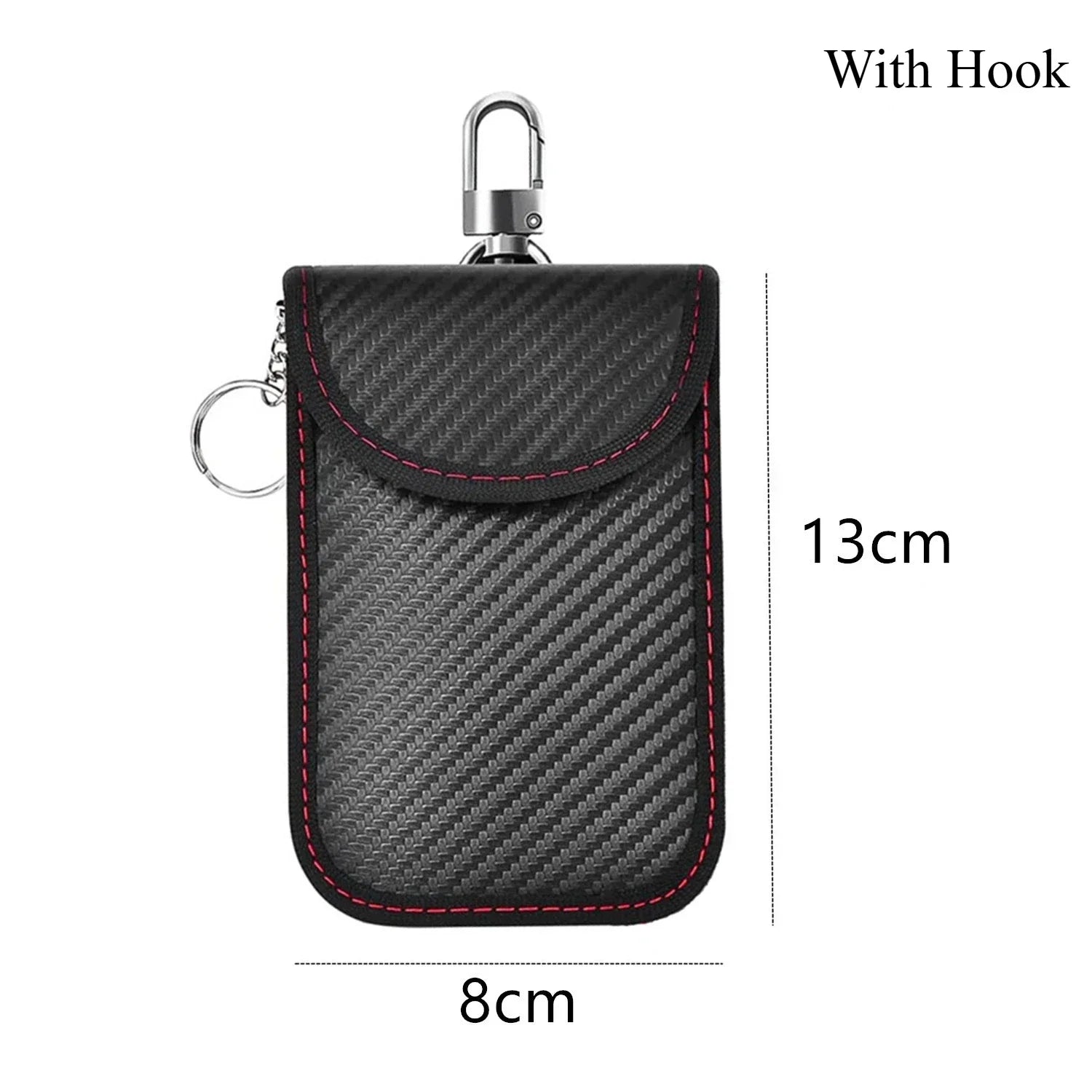 Faraday RFID Schlüssel Tasche – Signalblocker Key Case aus Leder gegen Keyless-Diebstahl & Datendiebstahl (Anti-Theft Schutz)