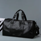 Singelila Golf Boston Bag – Große PU-Leder Golfkleidungstasche für Reisen, Business und Sport, Unisex Crossbody Handbag