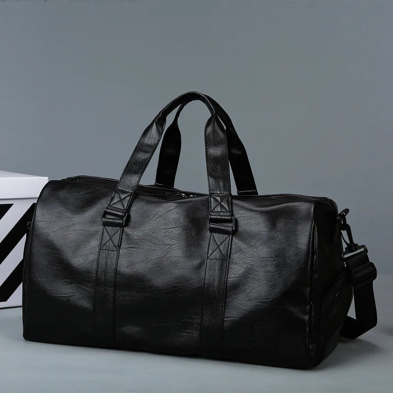 Singelila Golf Boston Bag – Große PU-Leder Golfkleidungstasche für Reisen, Business und Sport, Unisex Crossbody Handbag