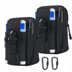 Taktische Handy Gürteltasche EDC - Riñonera compacta para exteriores con más bolsas para todos los días, usos y actividades 