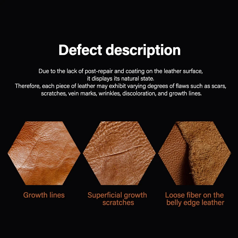 WUTA MBox pflanzlich gegerbtes Vintage Rindsleder – Natürlich genarbtes Vollnarbenleder 6–9 oz für Taschen, Gürtel & Lederhandwerk